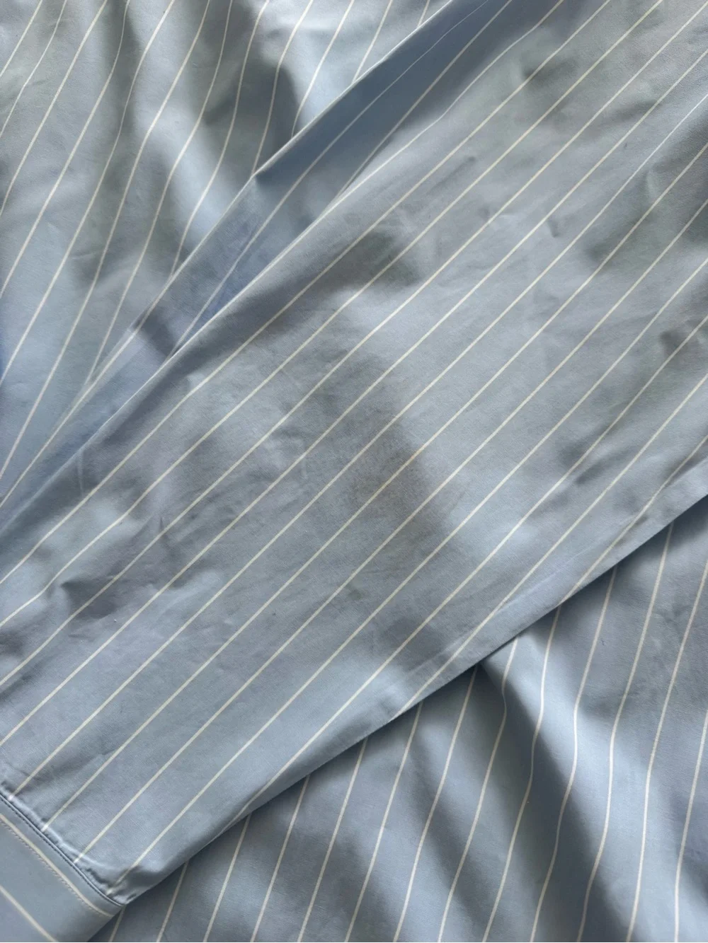 Gucci Blue Stripe Long Sleeve Collared Button Up Dress Shirt | Made in Italy
